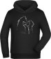 Preview: Horse hoodie for kids - hooded sweater silhouette with woman and horse